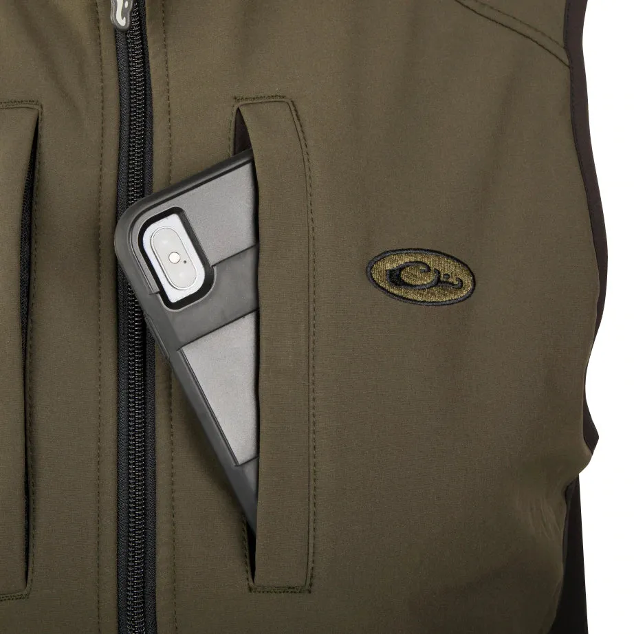 Drake EST Windproof Olive Tech Vest