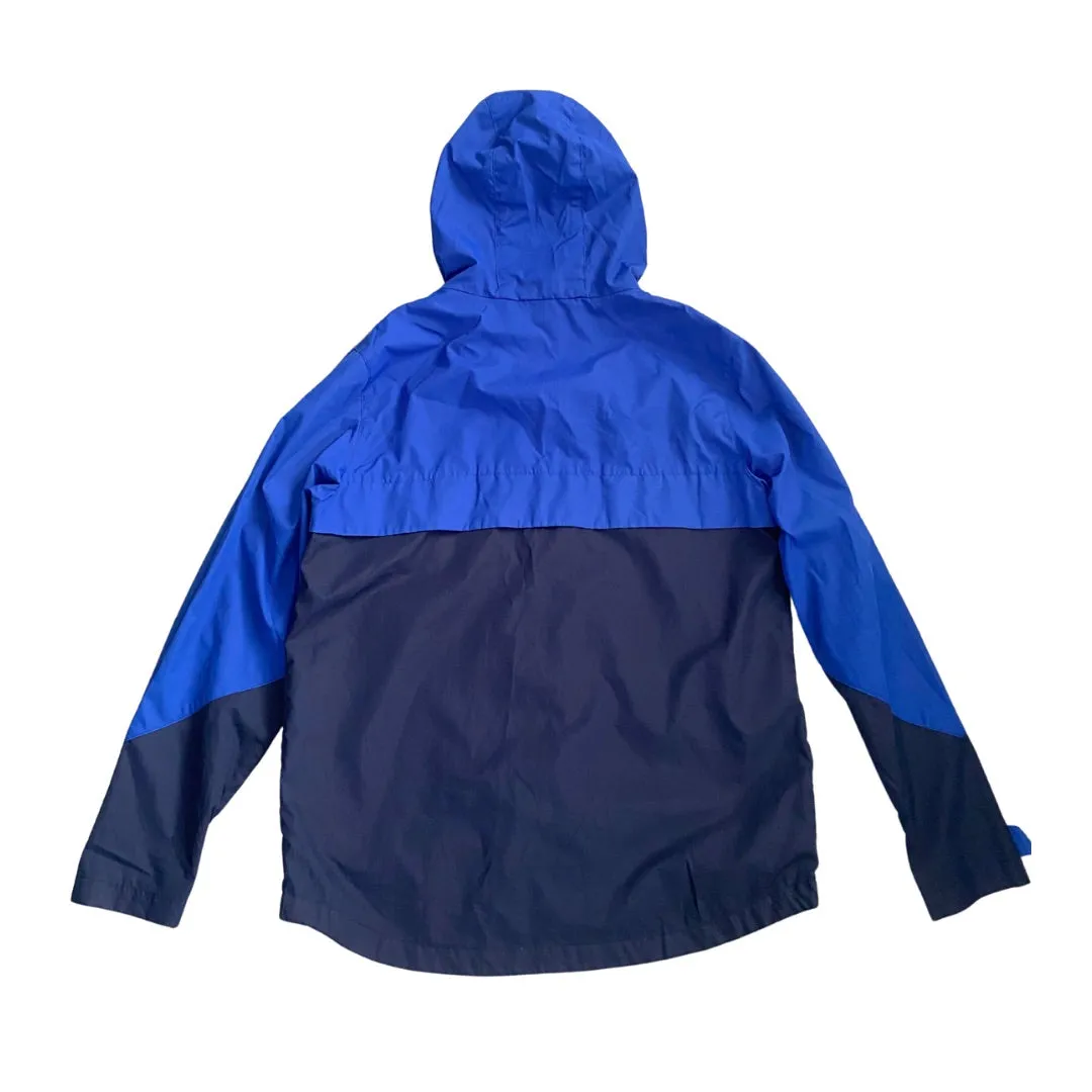 Dunnes Tonal Colourblock  Windbreaker Blue SIZE M