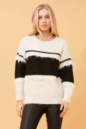 EBERTA FRINGE DETAIL KNIT JUMPER