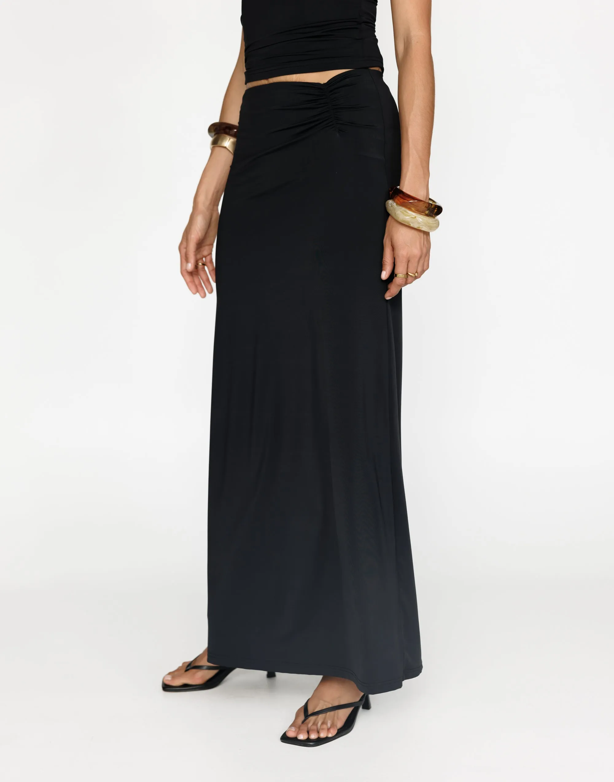 Emersen Maxi Skirt (Black)