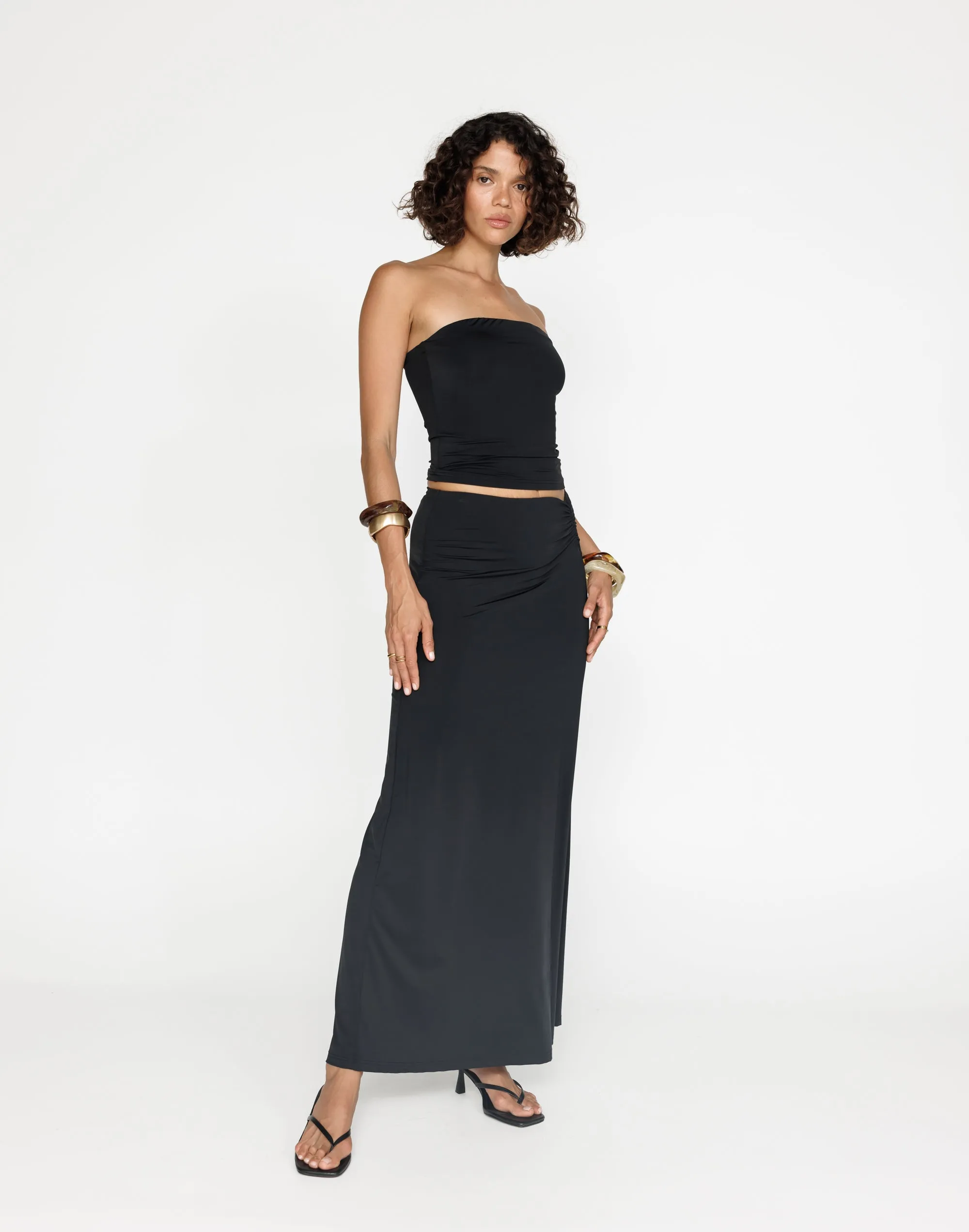 Emersen Maxi Skirt (Black)