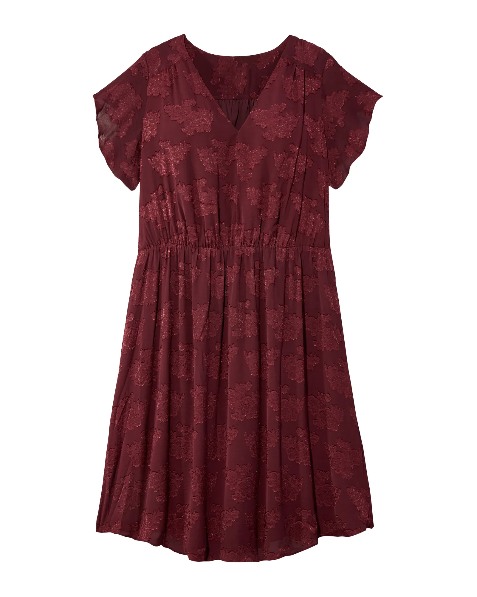 Esme Midi Dress | Burgundy