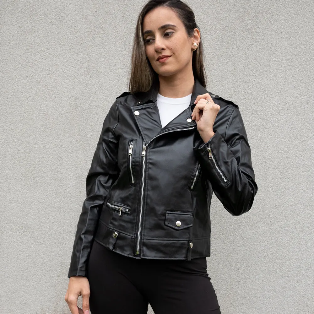 (Faux Leather) Til Death Personalized Leather Jacket