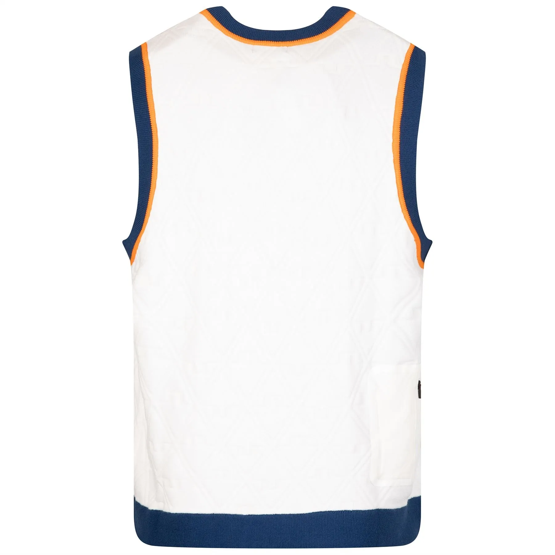 Finely Knitted Vest White - AW23