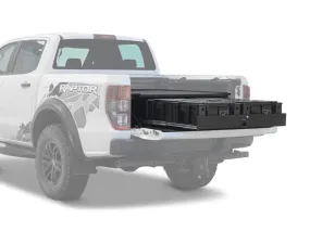 Ford Ranger Wildtrak / Raptor (2014-2022) w/Drop-In Bed Liner Wolf Pack Drawer Kit