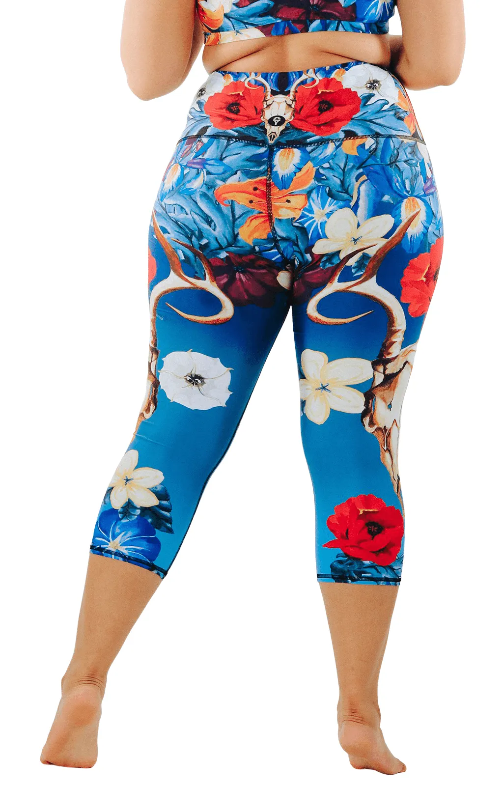 Georgia Printed Yoga Crops