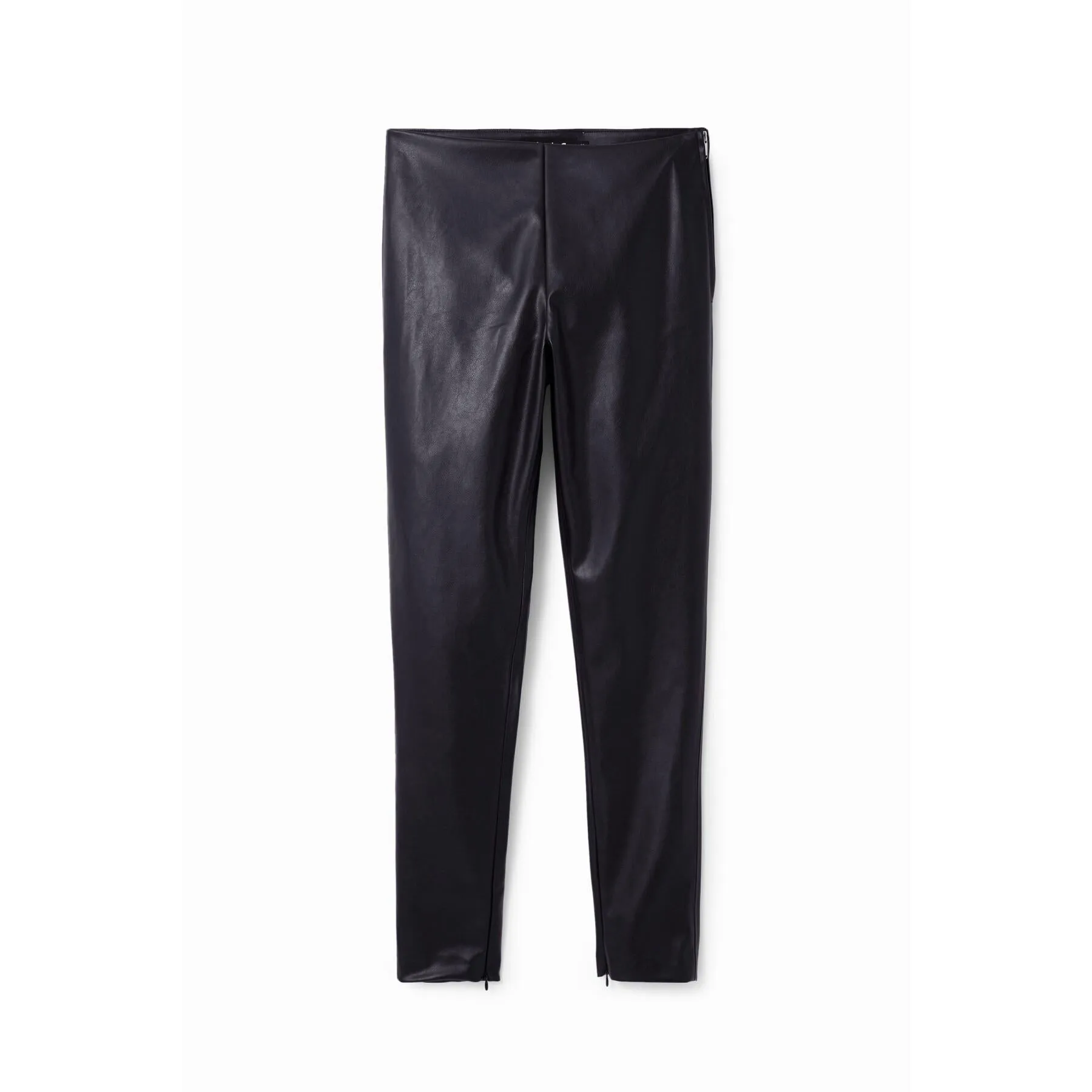 Glasgow Vegan Leather Pant - Black