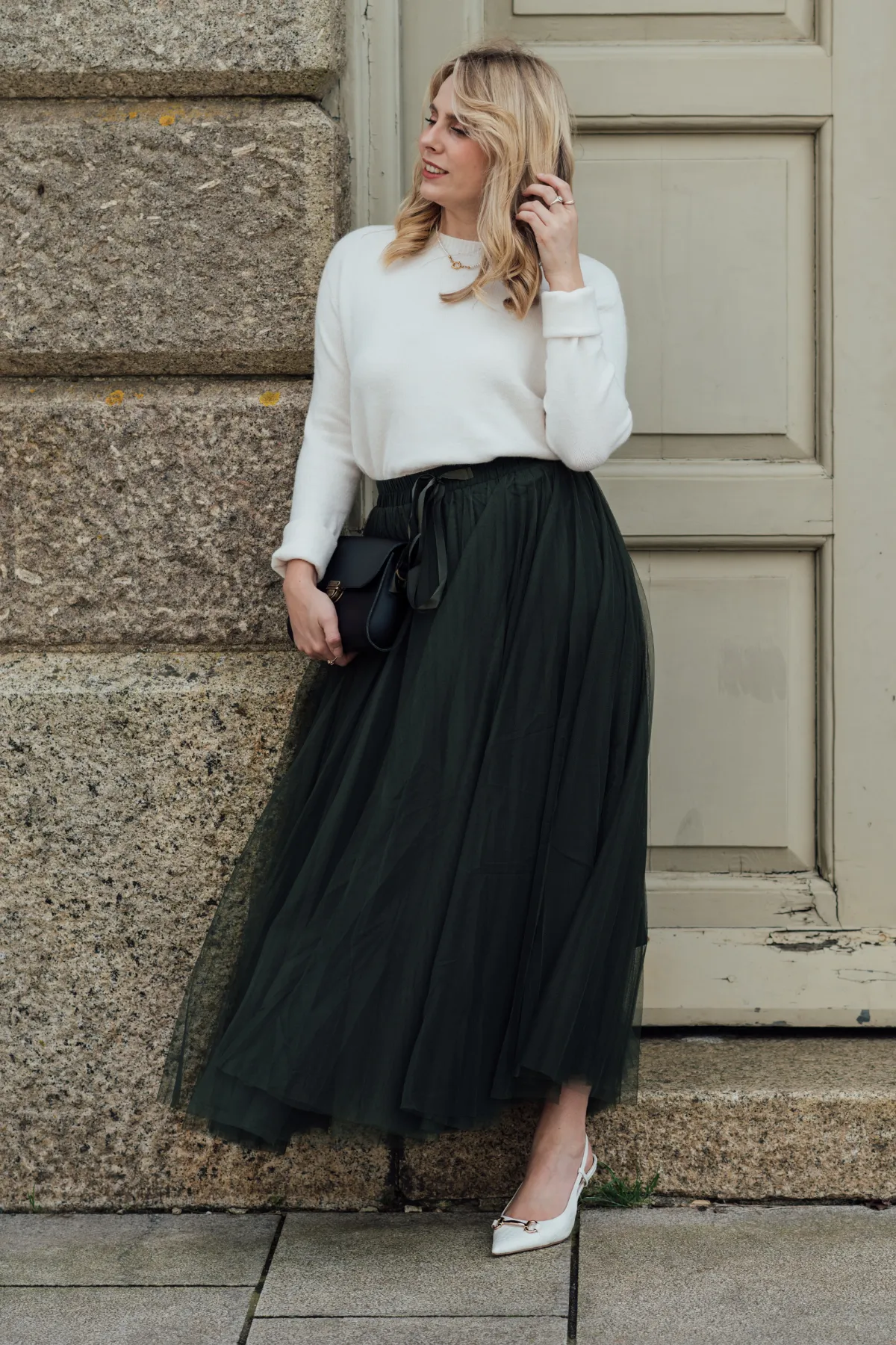 Grace Tulle Skirt  | Awesome Khaki