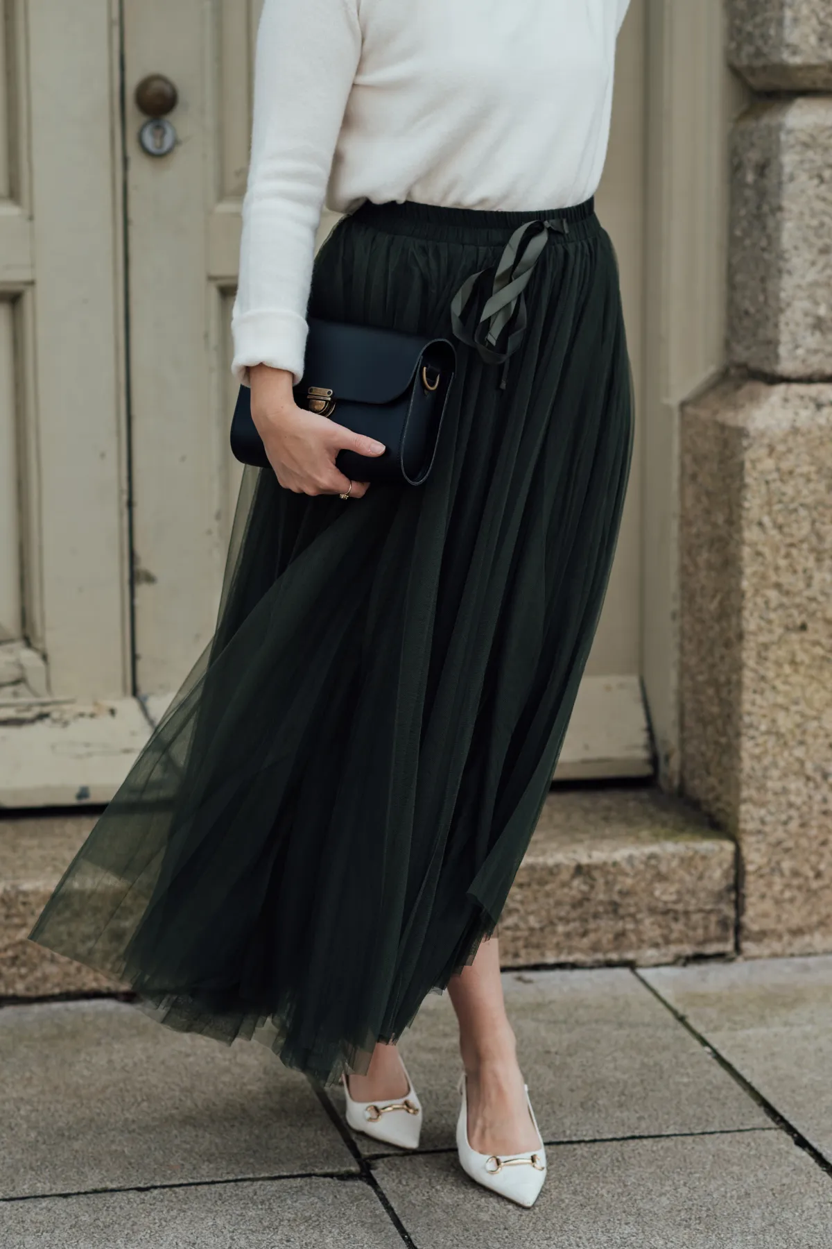 Grace Tulle Skirt  | Awesome Khaki