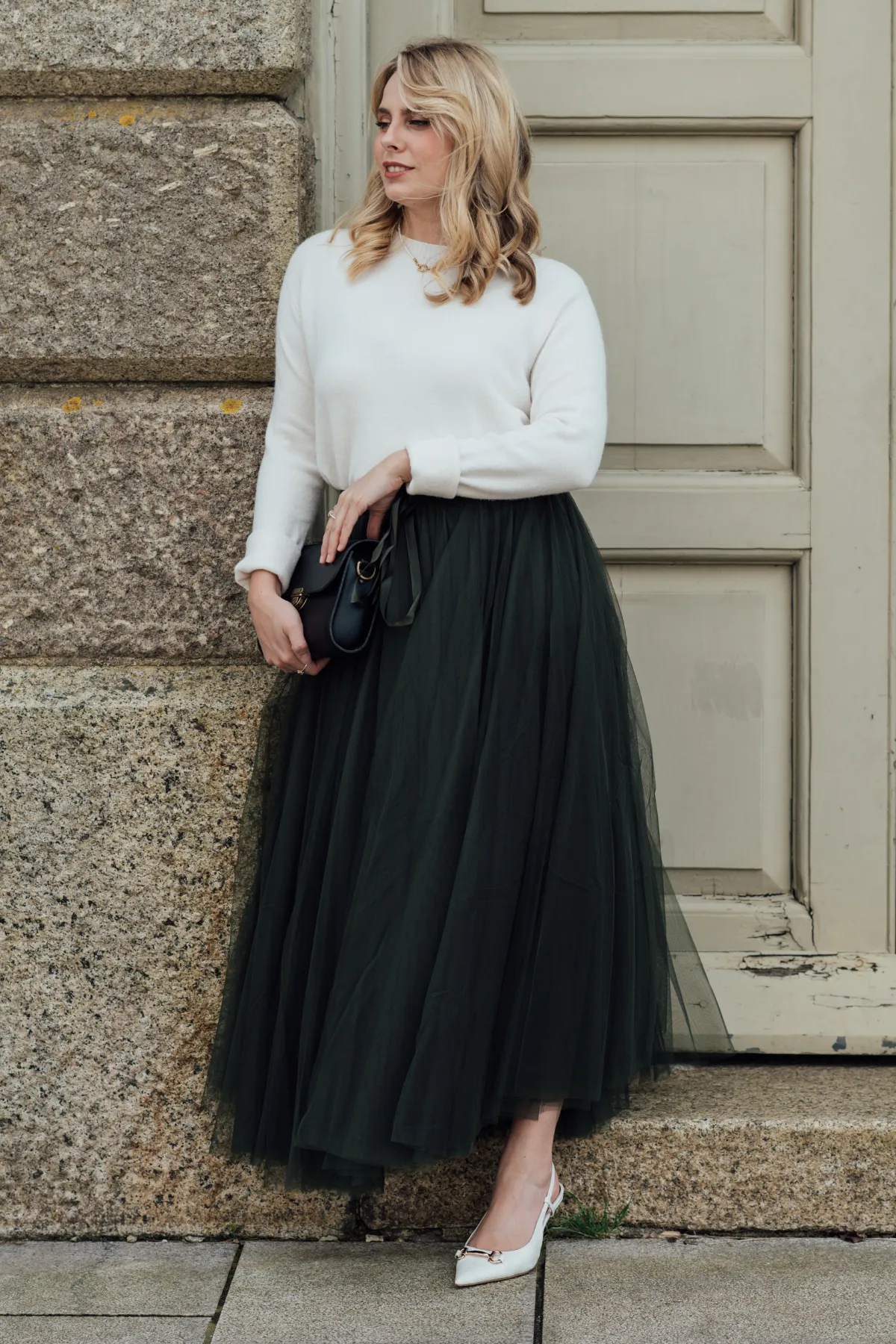 Grace Tulle Skirt  | Awesome Khaki