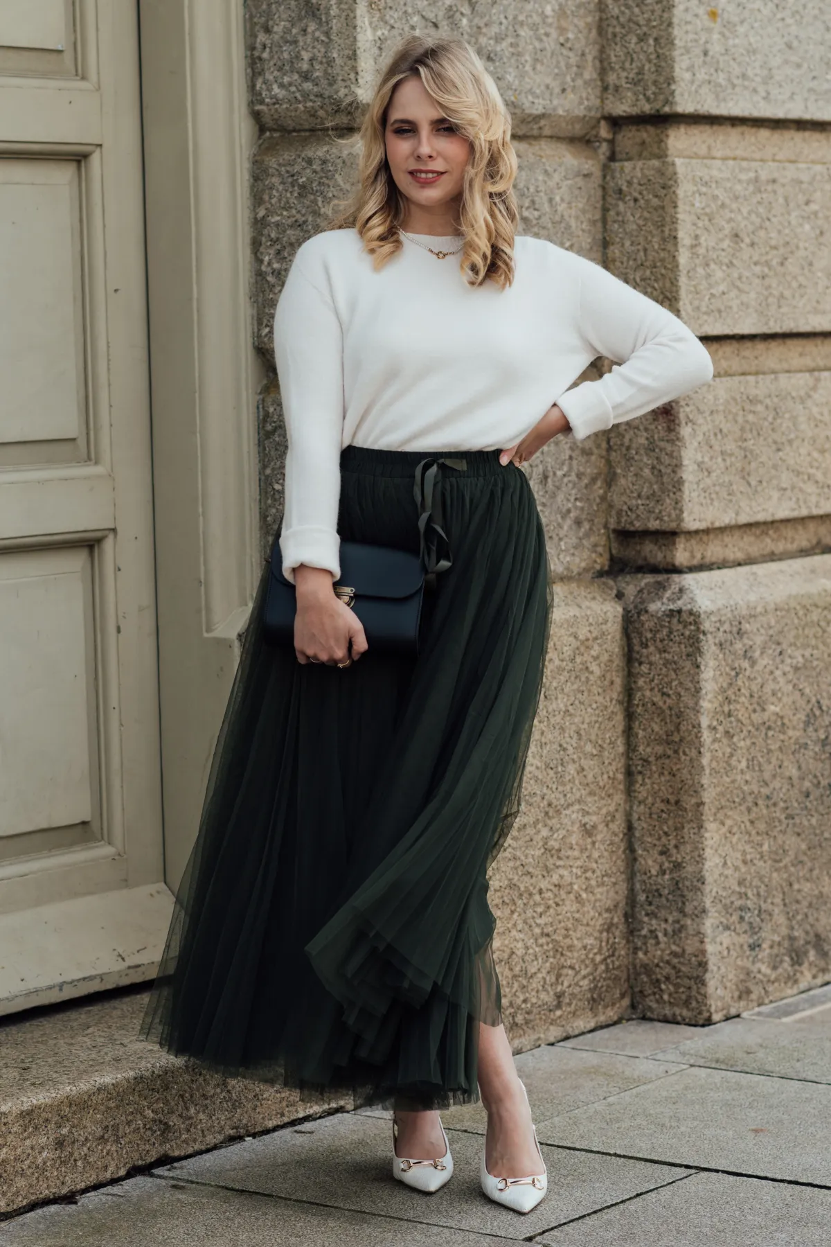 Grace Tulle Skirt  | Awesome Khaki