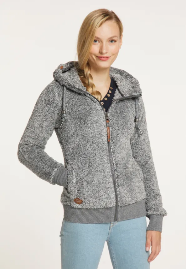 Grijs vest van polyester | Ragwear sweatshirt Vilma grey