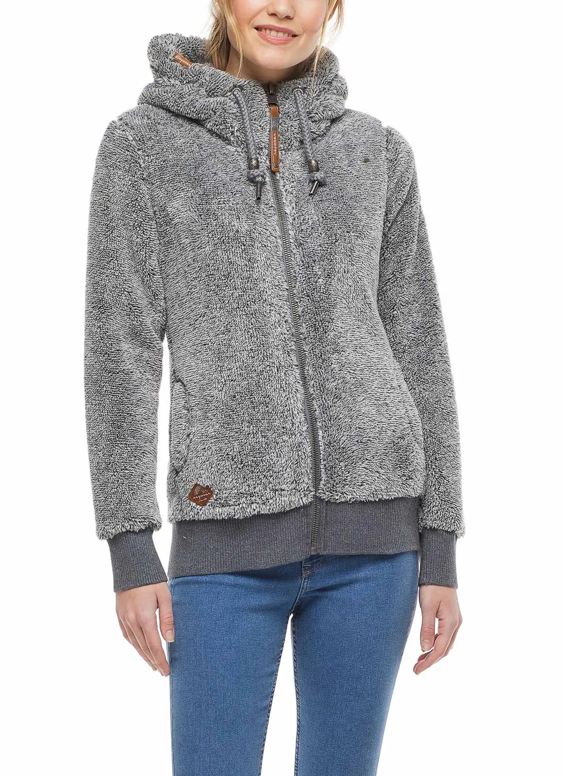 Grijs vest van polyester | Ragwear sweatshirt Vilma grey