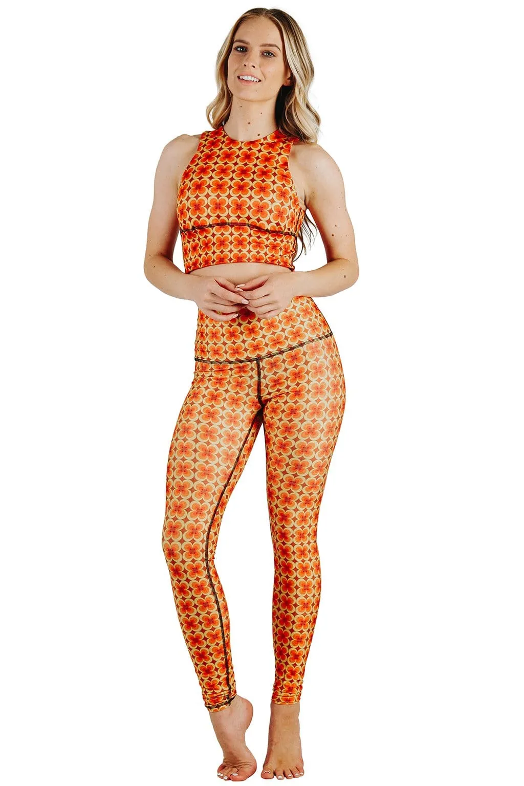 Groovy Girl Printed Yoga Leggings