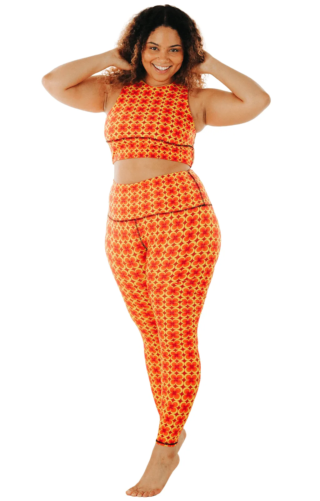 Groovy Girl Printed Yoga Leggings