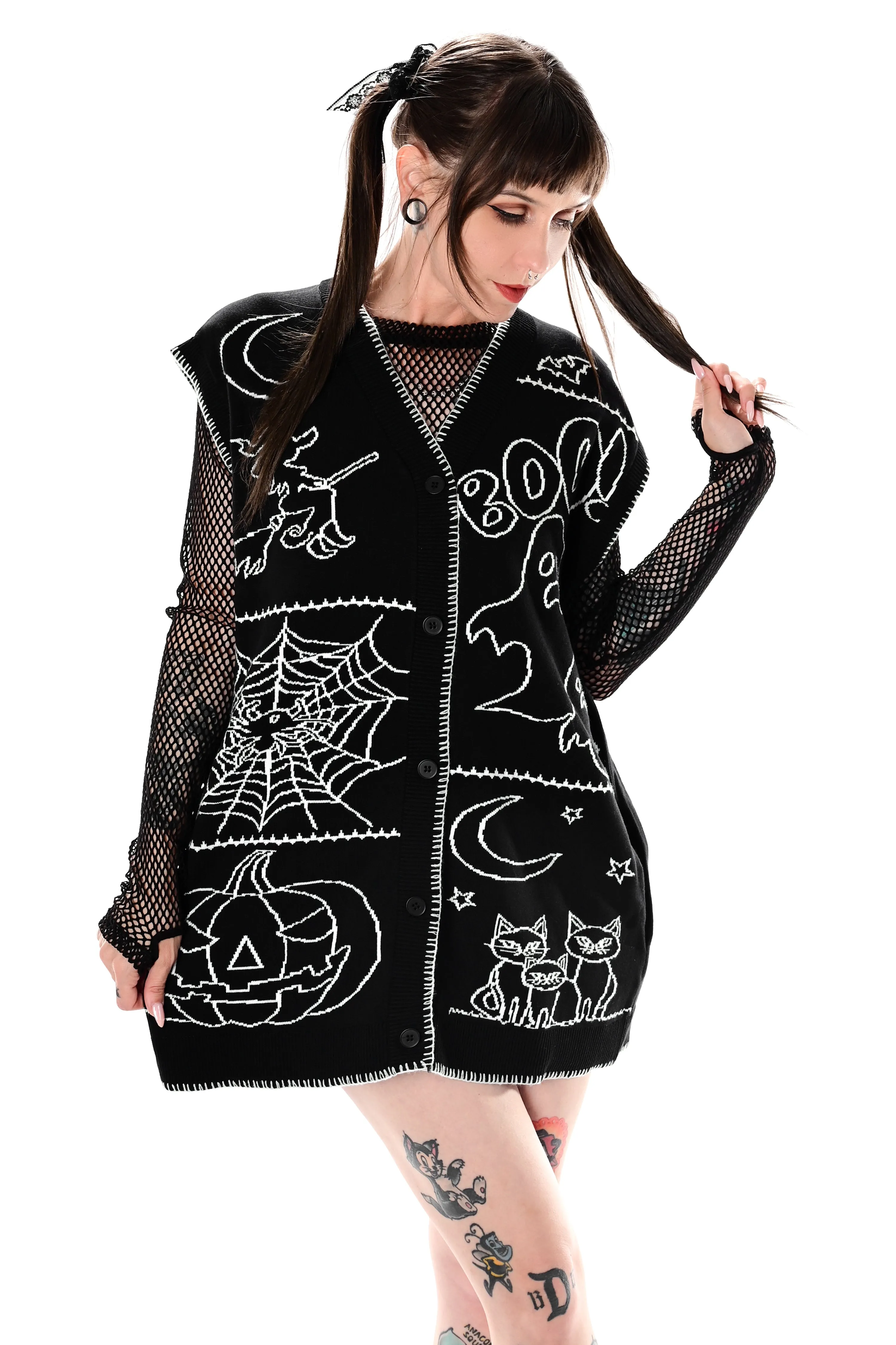 Halloween Night Patchwork Vest - Unisex - No Restock! XS/S & M/L left!