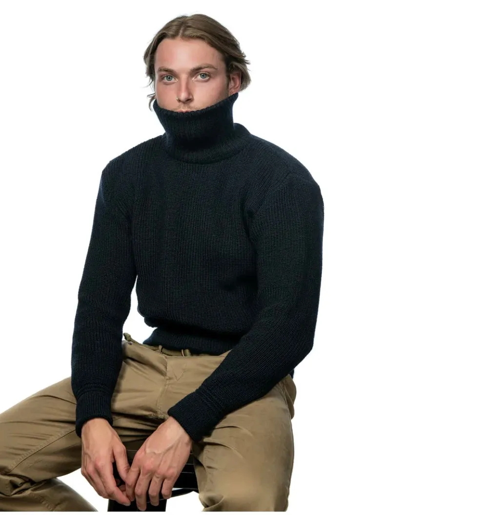 Heimat U Boat Roll Neck - Black