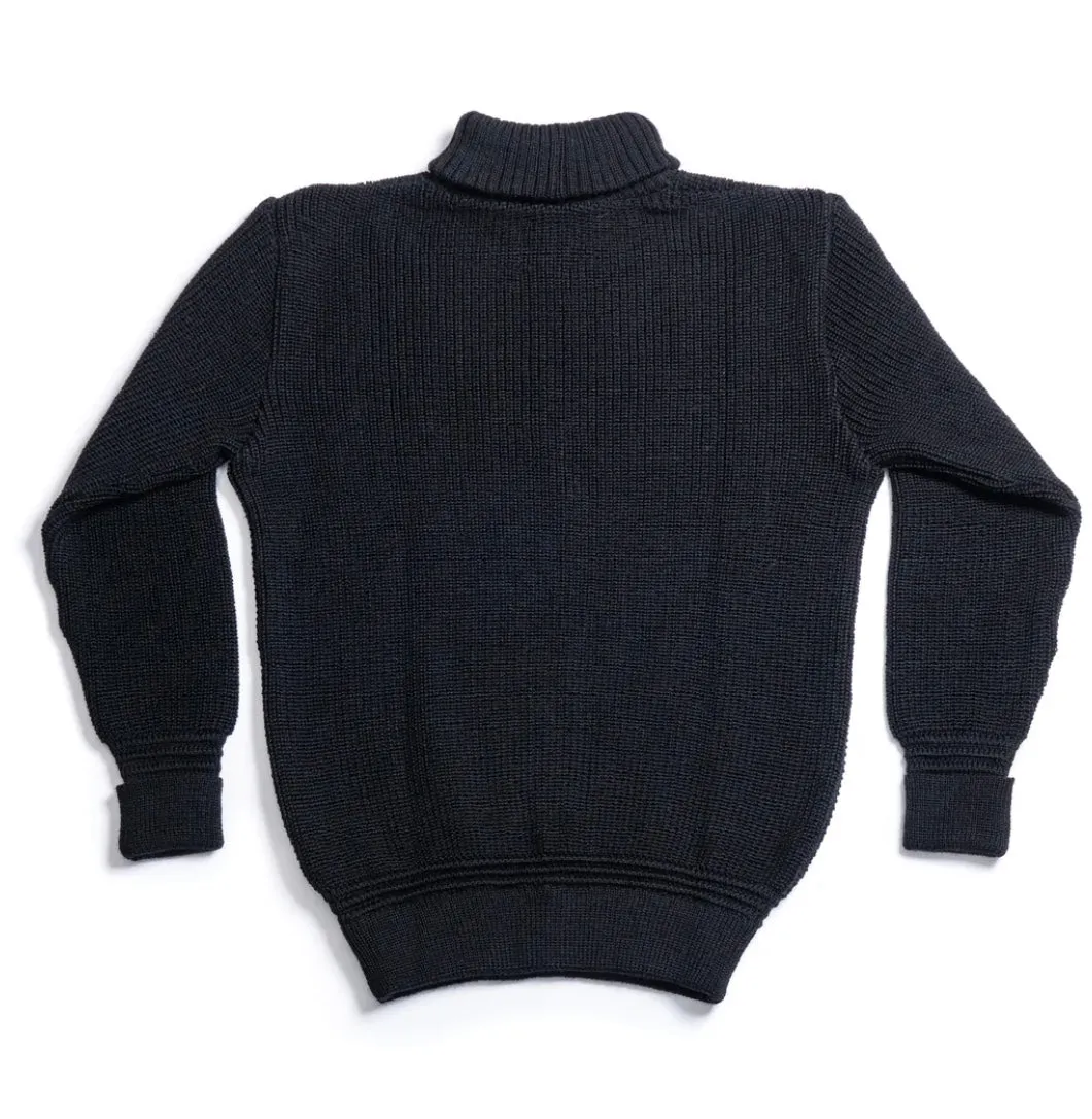 Heimat U Boat Roll Neck - Black