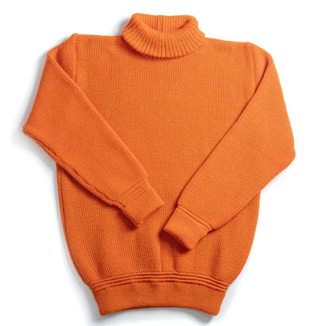 Heimat U Boat Roll Neck - Rescue Orange