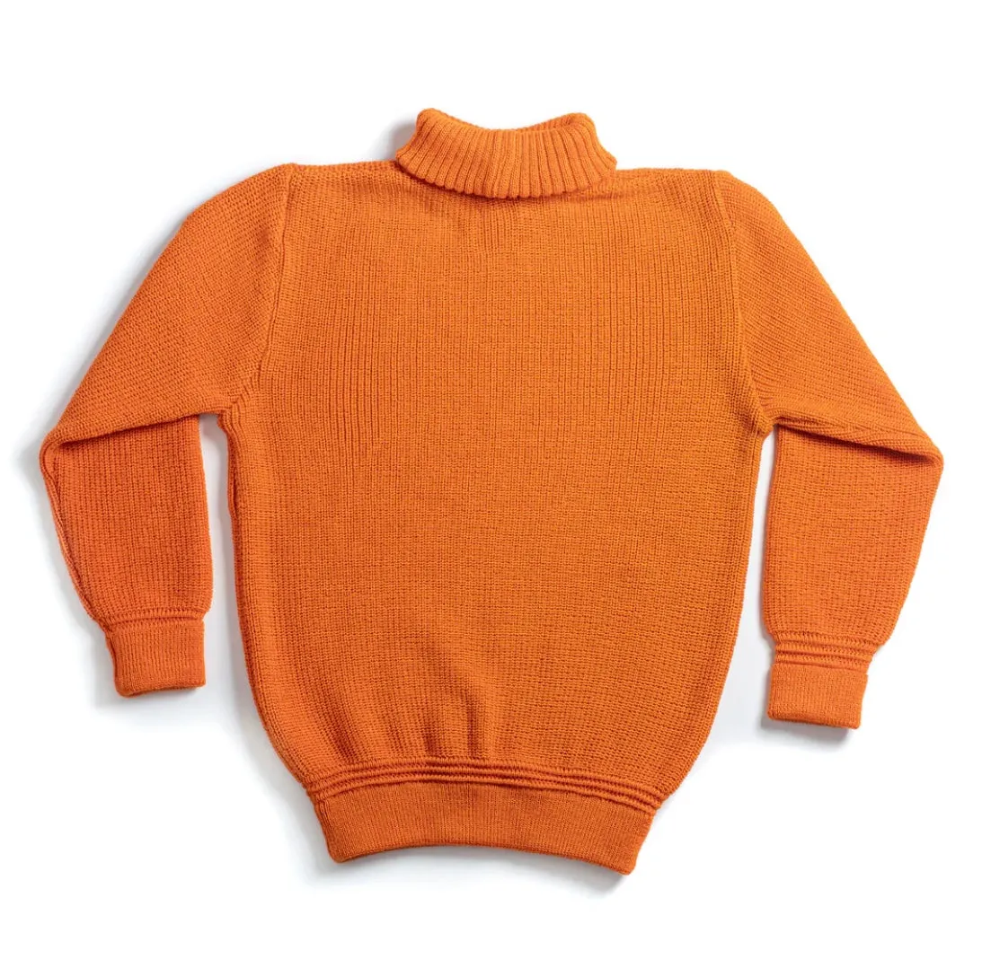 Heimat U Boat Roll Neck - Rescue Orange