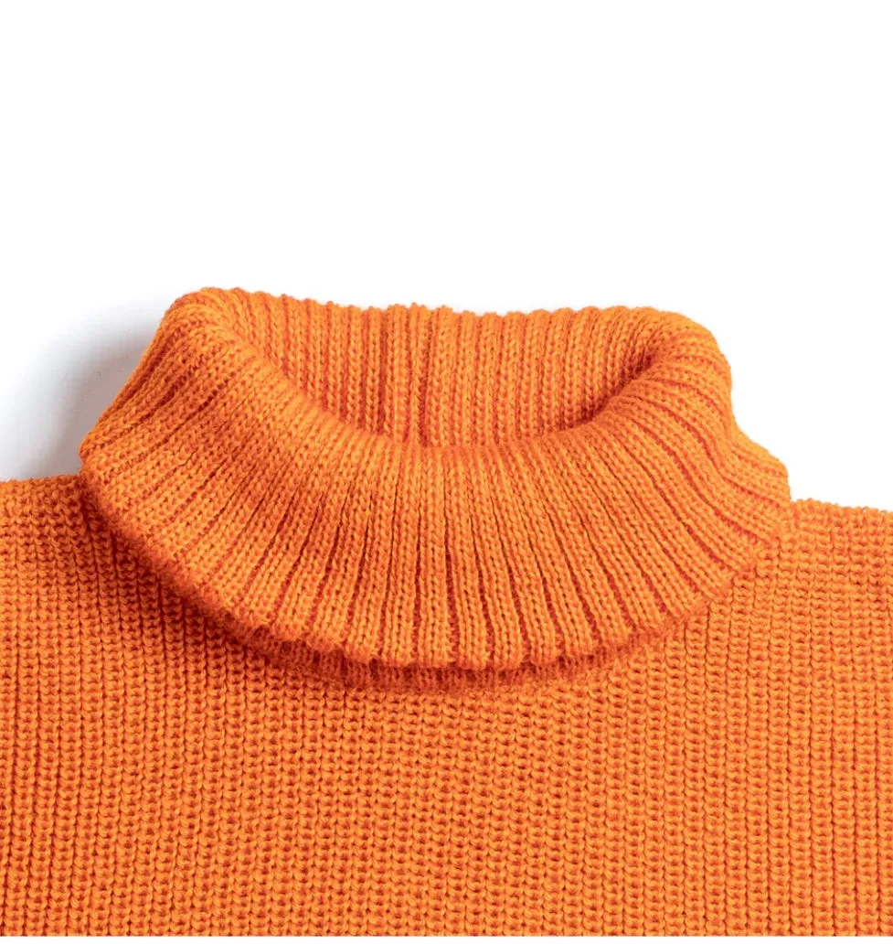 Heimat U Boat Roll Neck - Rescue Orange