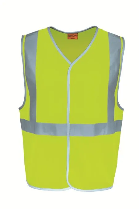 Hi Vis Vest with 'X' Pattern Reflective Tape SJ0323