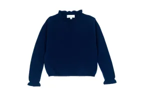 High Neck Jumper - Blue