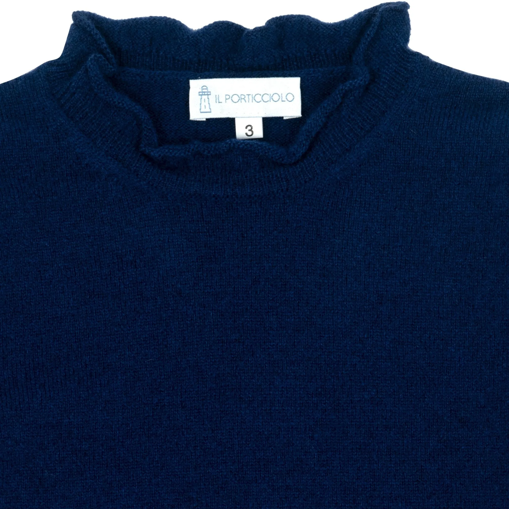 High Neck Jumper - Blue