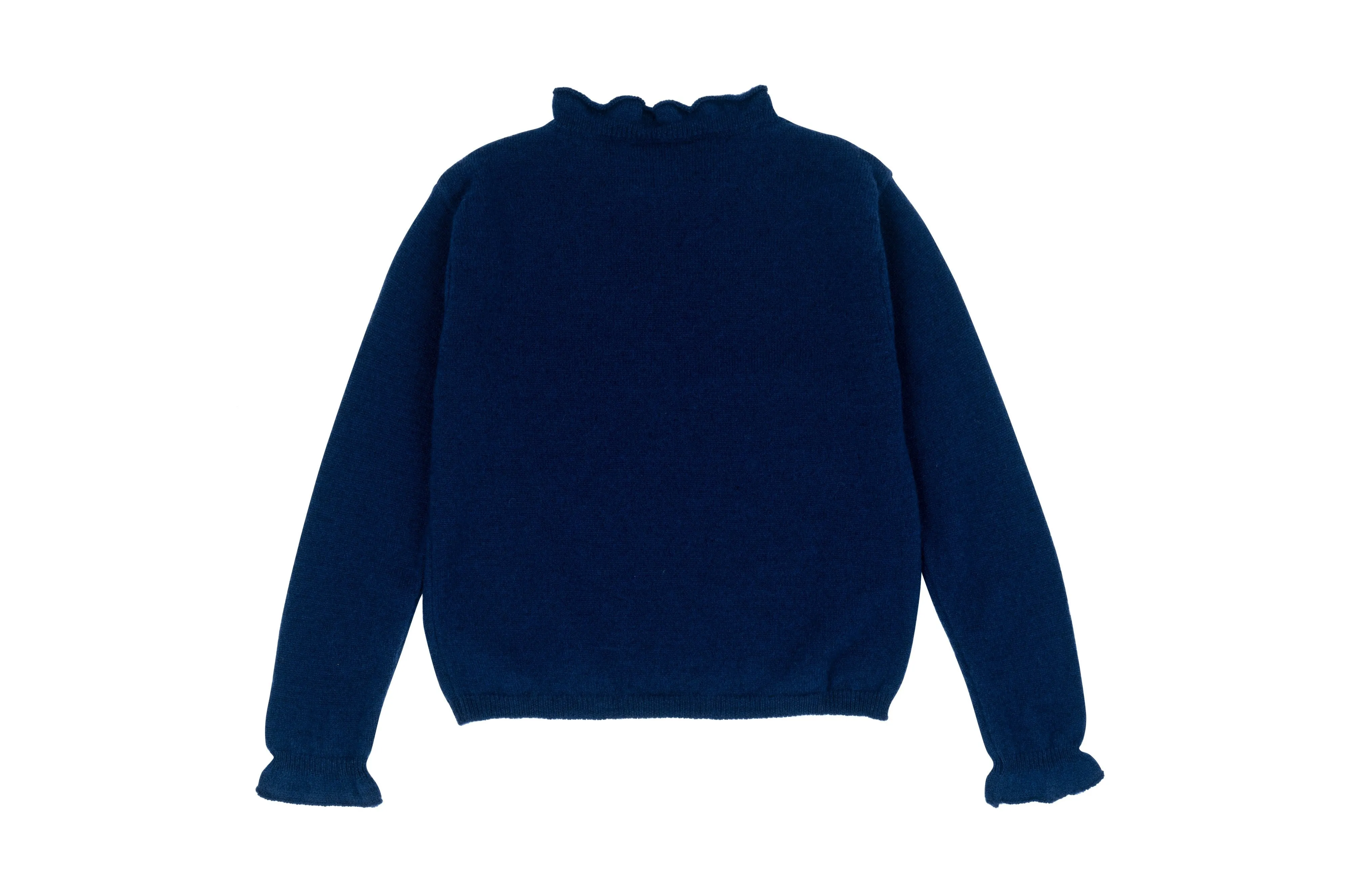 High Neck Jumper - Blue