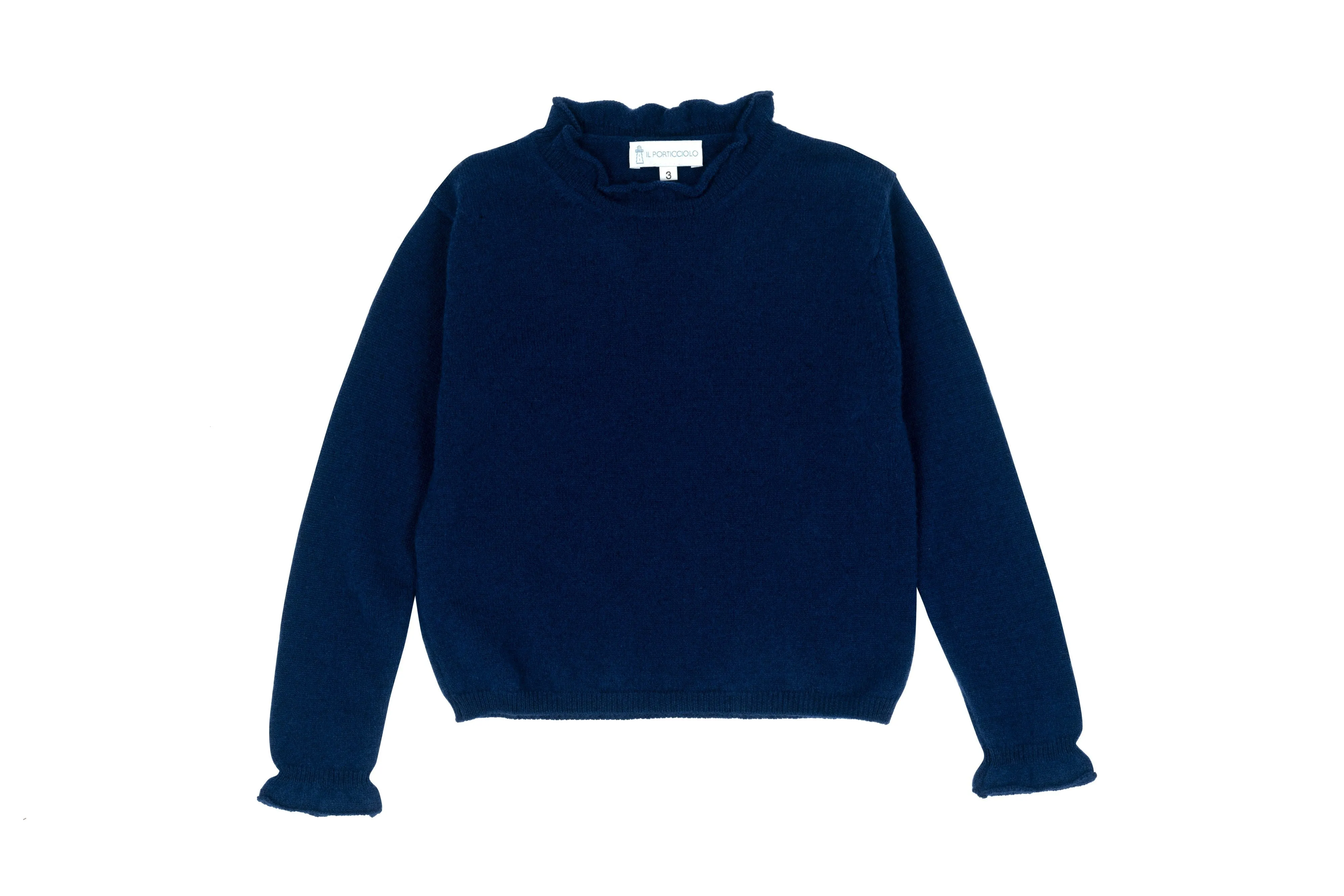 High Neck Jumper - Blue