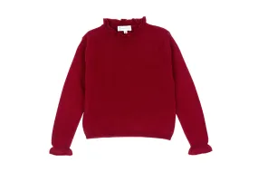 High Neck Jumper - Strawberry