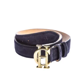 Holland Cooper Suede Ladies Belt in Ink Navy