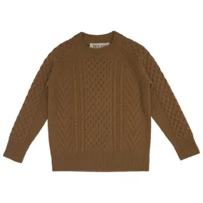 HOLMM Camel Elsem Wool Knit Jumper