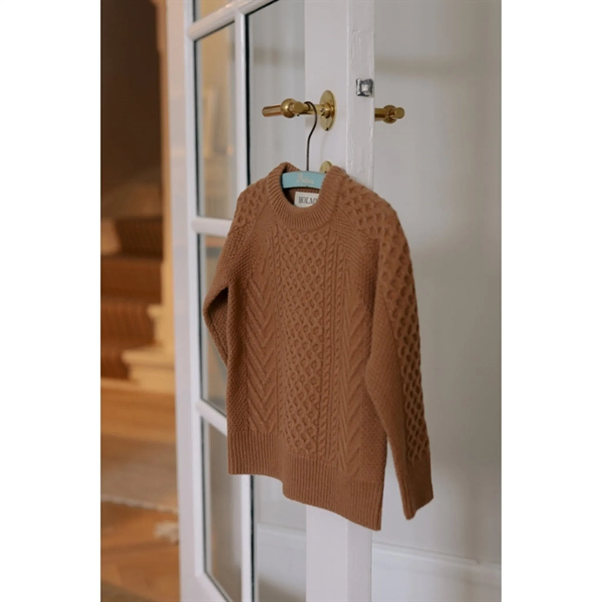 HOLMM Camel Elsem Wool Knit Jumper