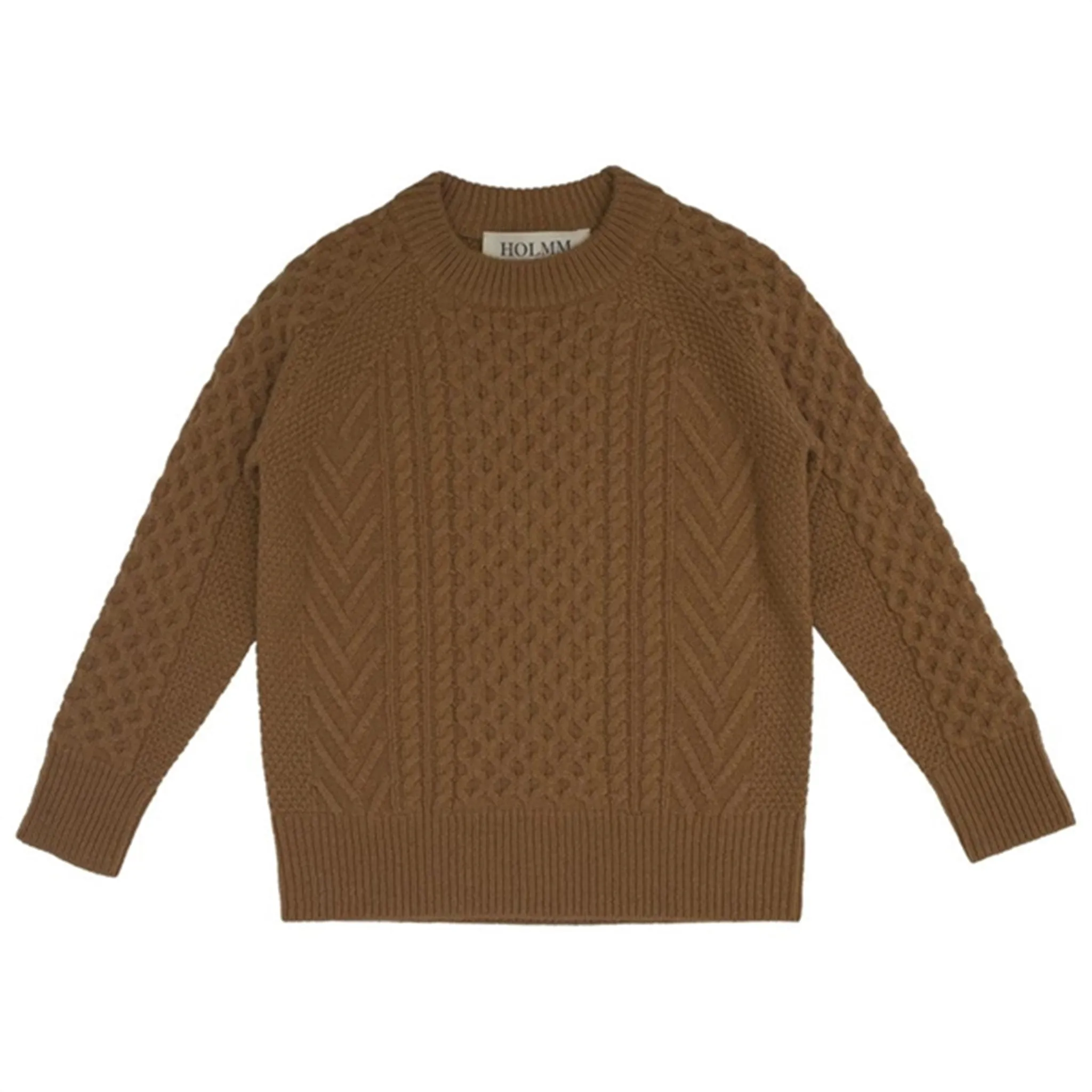 HOLMM Camel Elsem Wool Knit Jumper