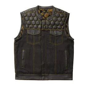 Hornet - Men's Denim Motorcycle Vest - Limited Edition