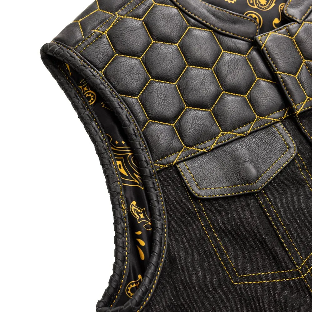 Hornet - Men's Denim Motorcycle Vest - Limited Edition