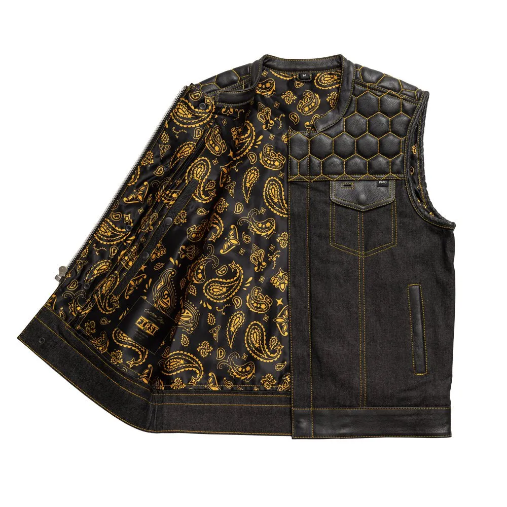 Hornet - Men's Denim Motorcycle Vest - Limited Edition