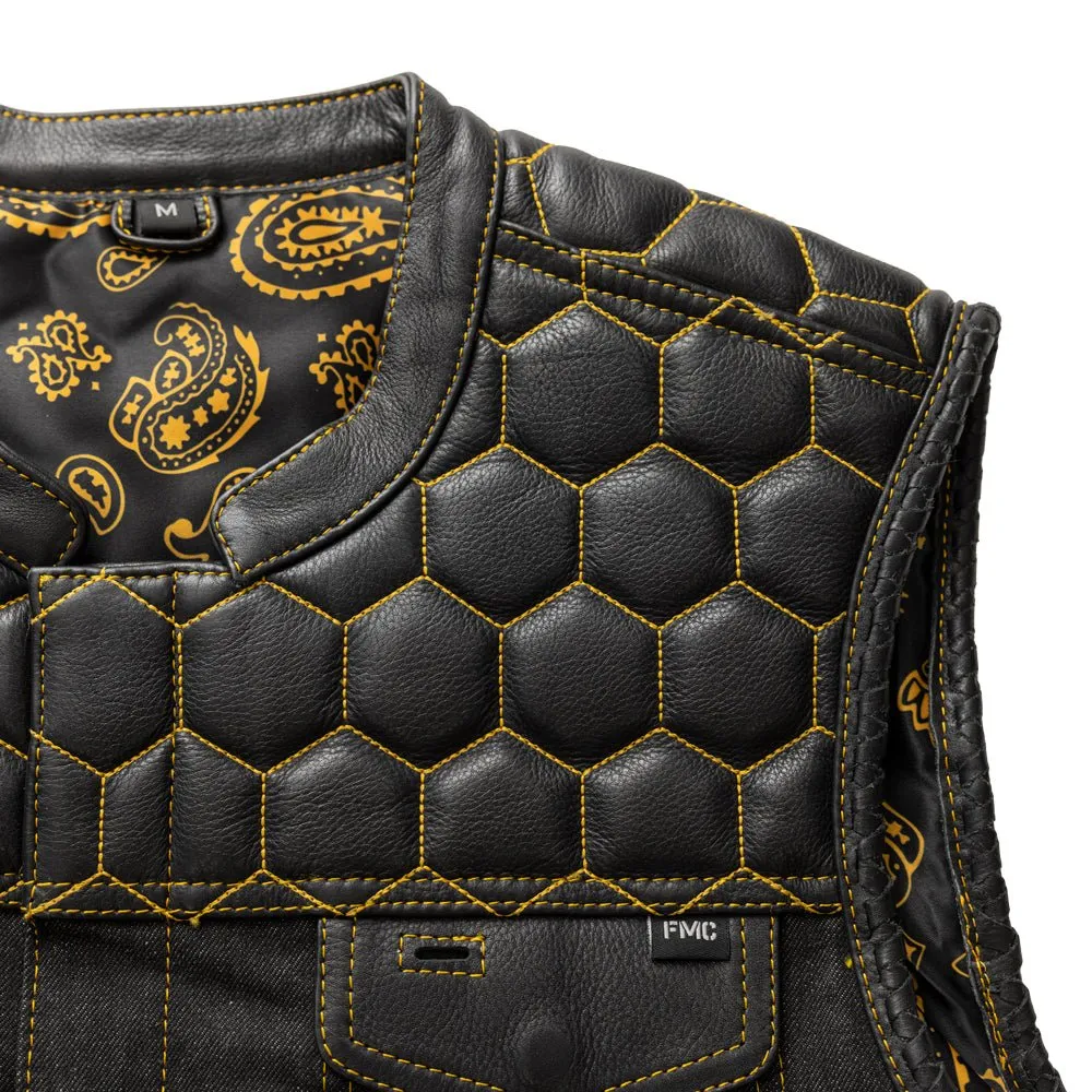 Hornet - Men's Denim Motorcycle Vest - Limited Edition