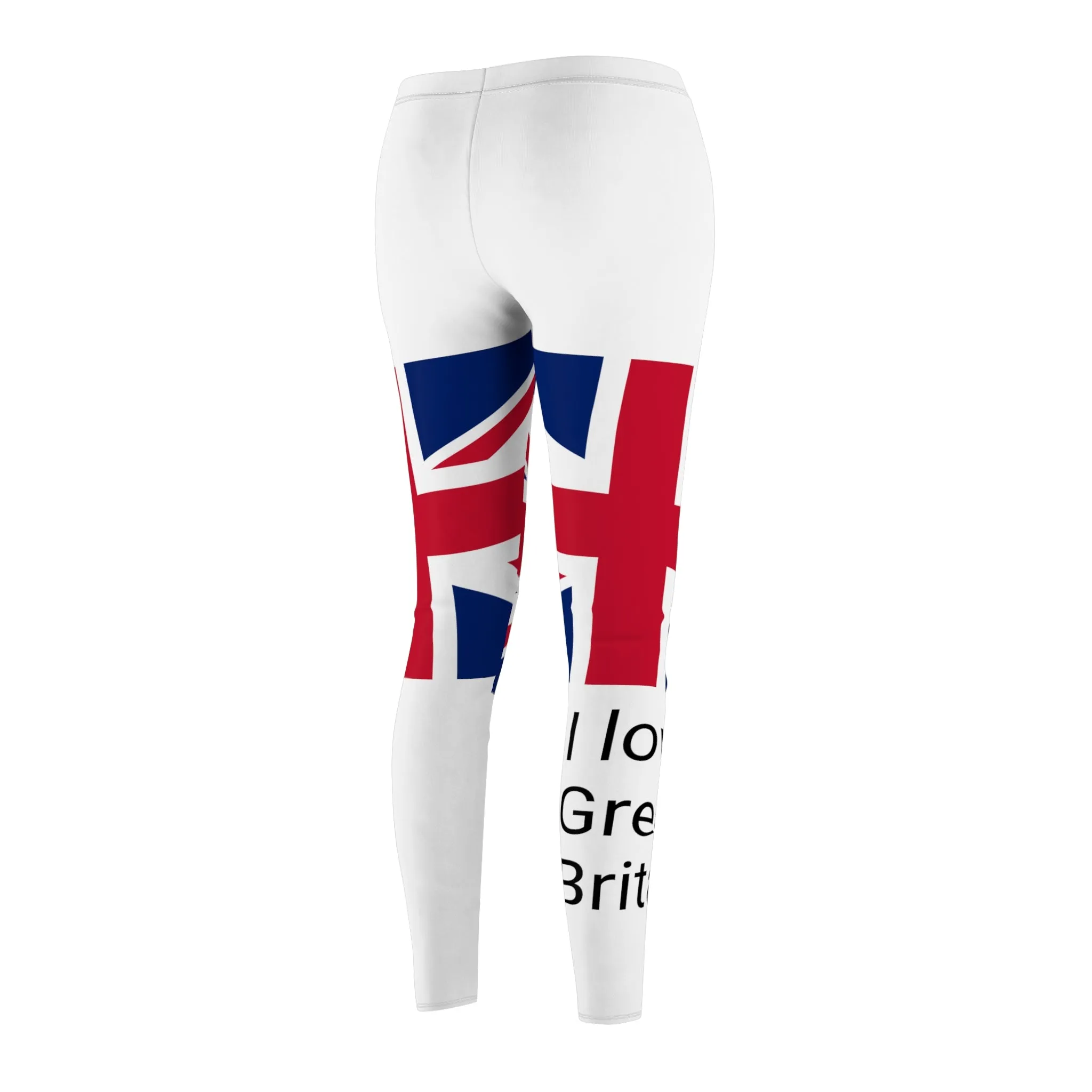 I Love Great Britain Women's Cut & Sew Casual Leggings (AOP)