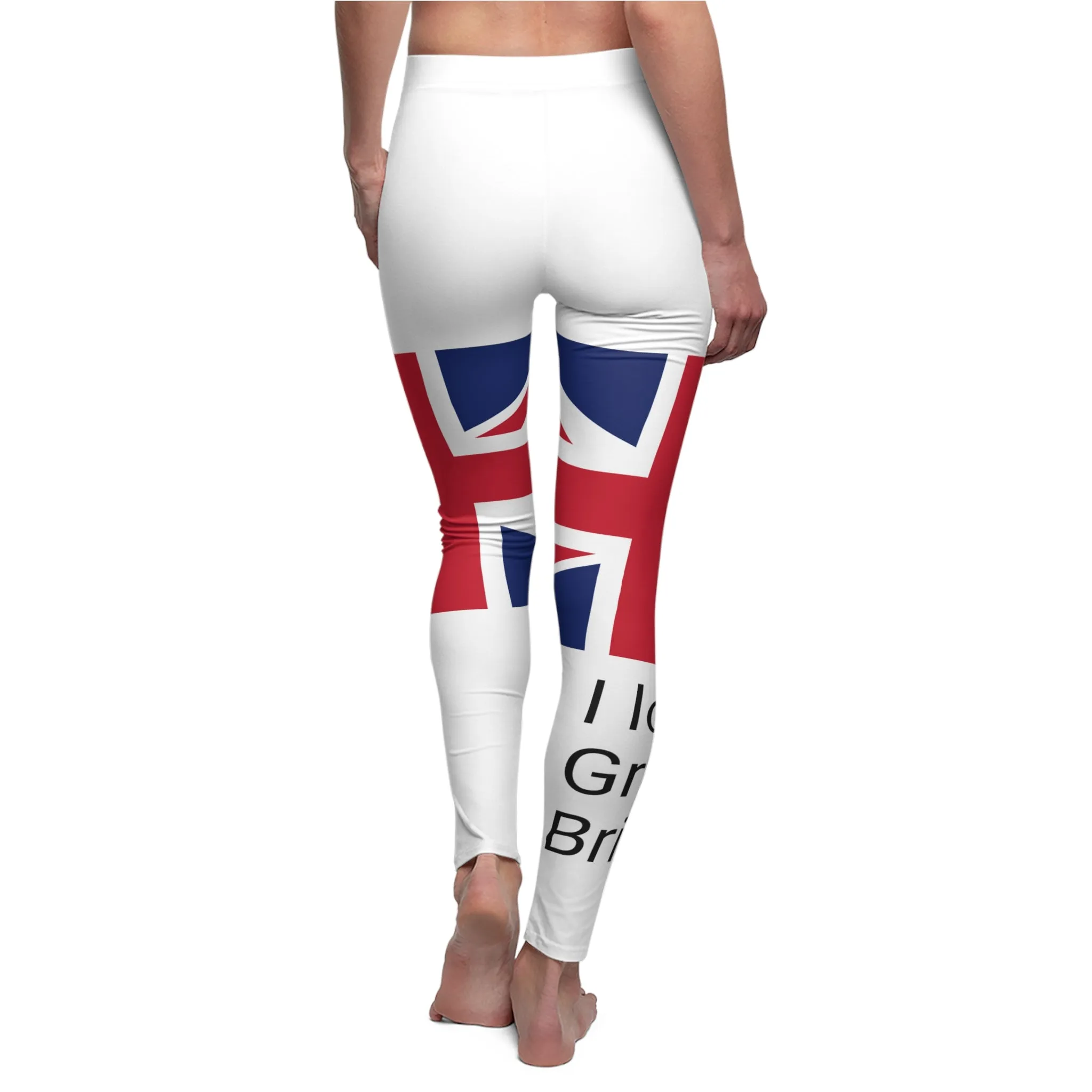 I Love Great Britain Women's Cut & Sew Casual Leggings (AOP)