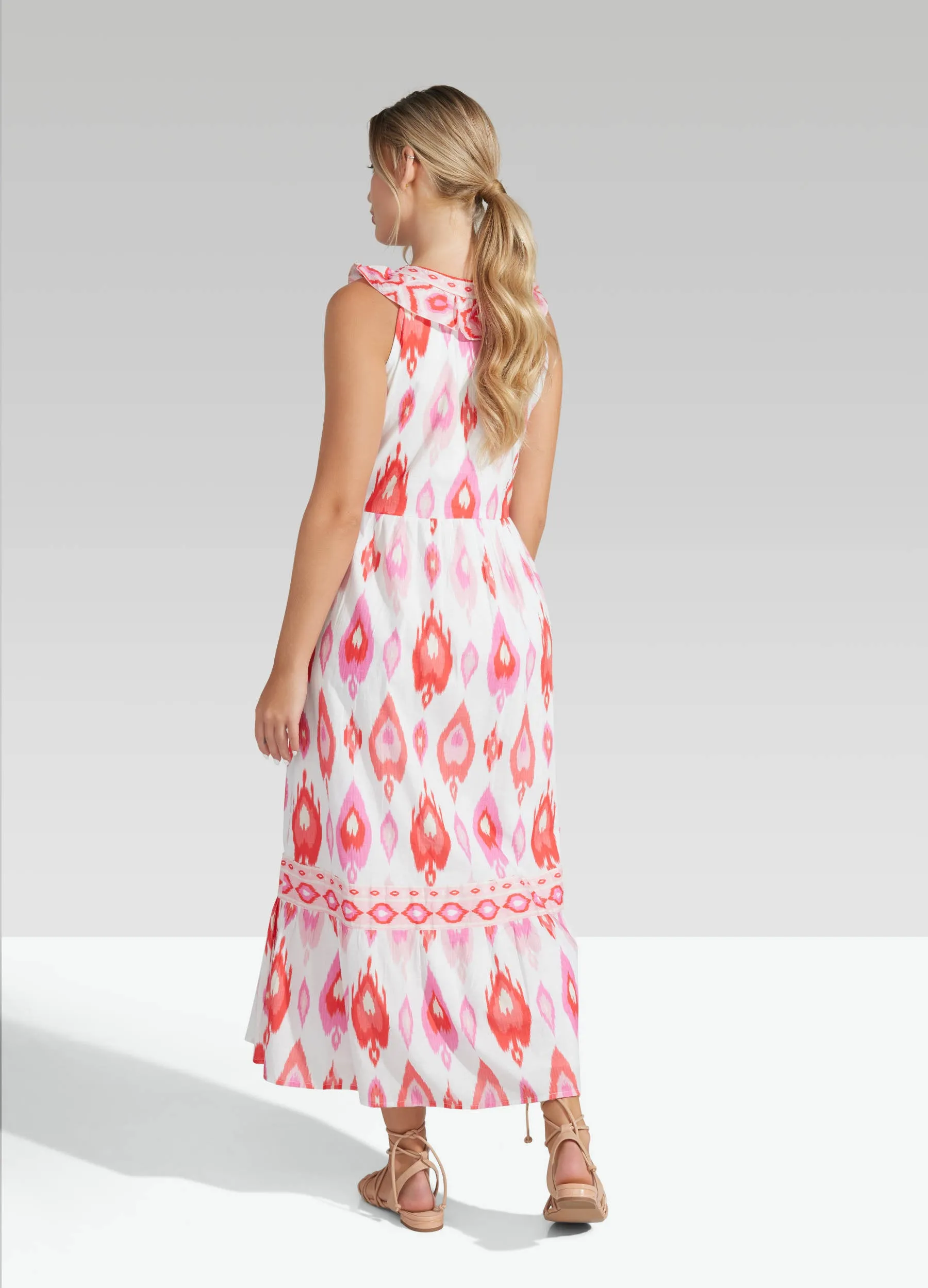 Ikat 52" Maxi Dress