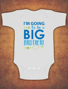 I'm going to be a Big Brother Cute Baby Kids Preset Grow Body Suit Vest Boy II