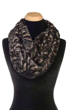 Infinity Scarf - Luxury Faux Fur in Vintage Rose (Limited Availability)