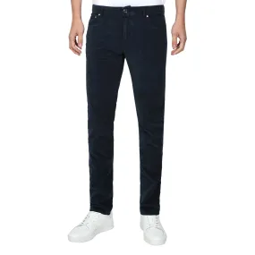 Jacob Cohen Bard Fast 5 Pocket Moleskin Jean in Navy