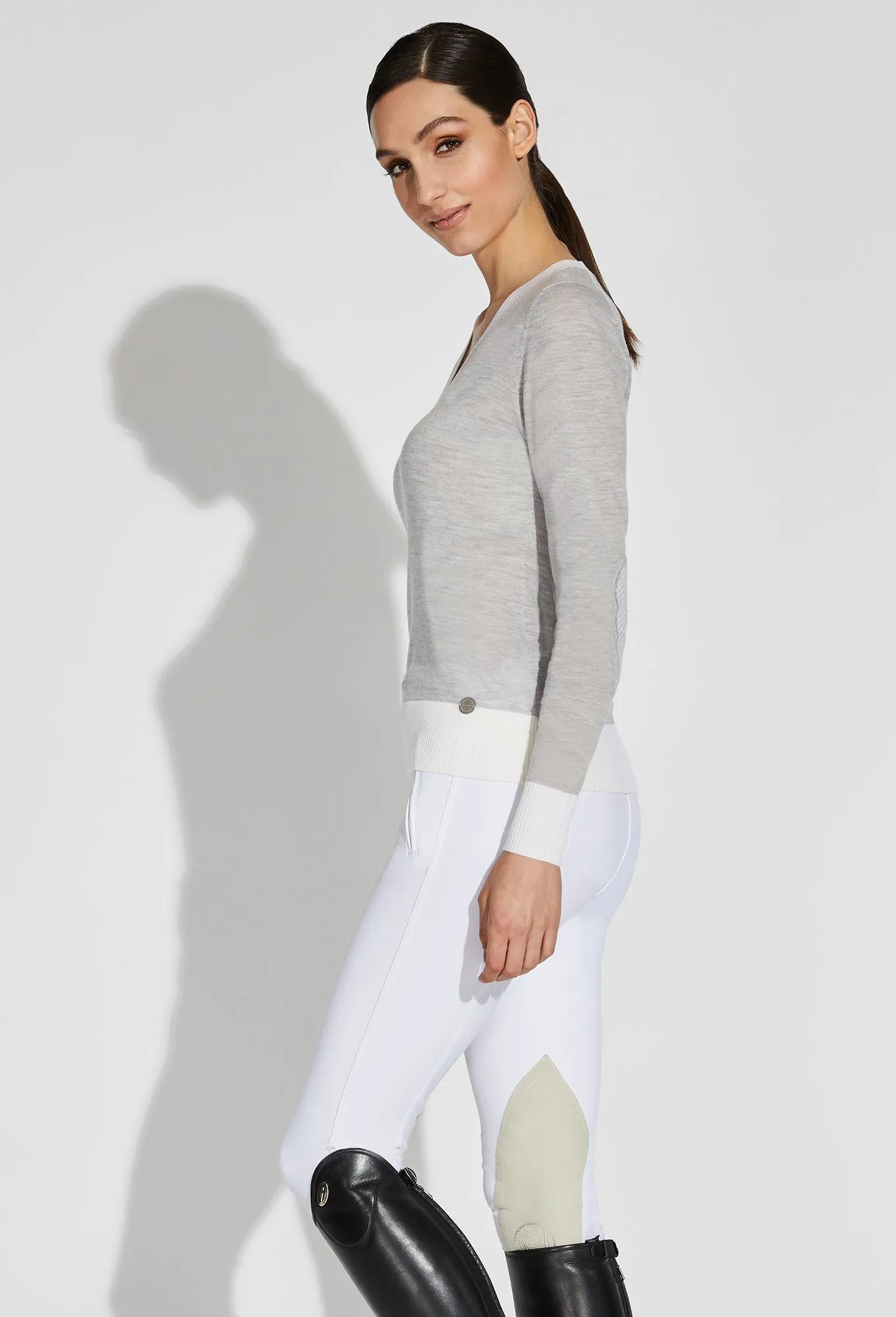 Jane V-Neck Merino Sweater