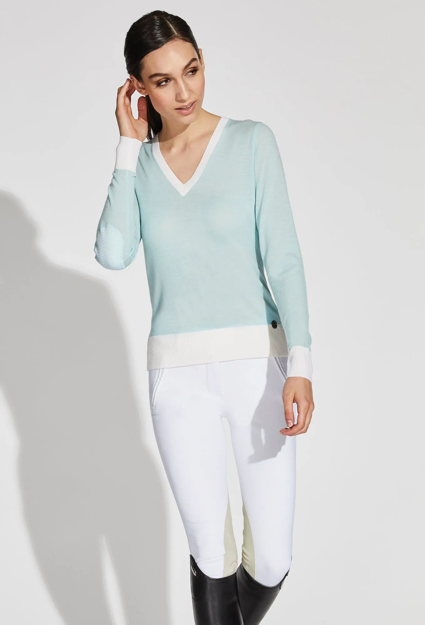 Jane V-Neck Merino Sweater