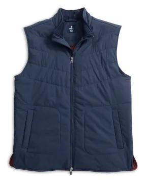 Johnnie-O Fairhaven Quilted Zip Vest - Navy