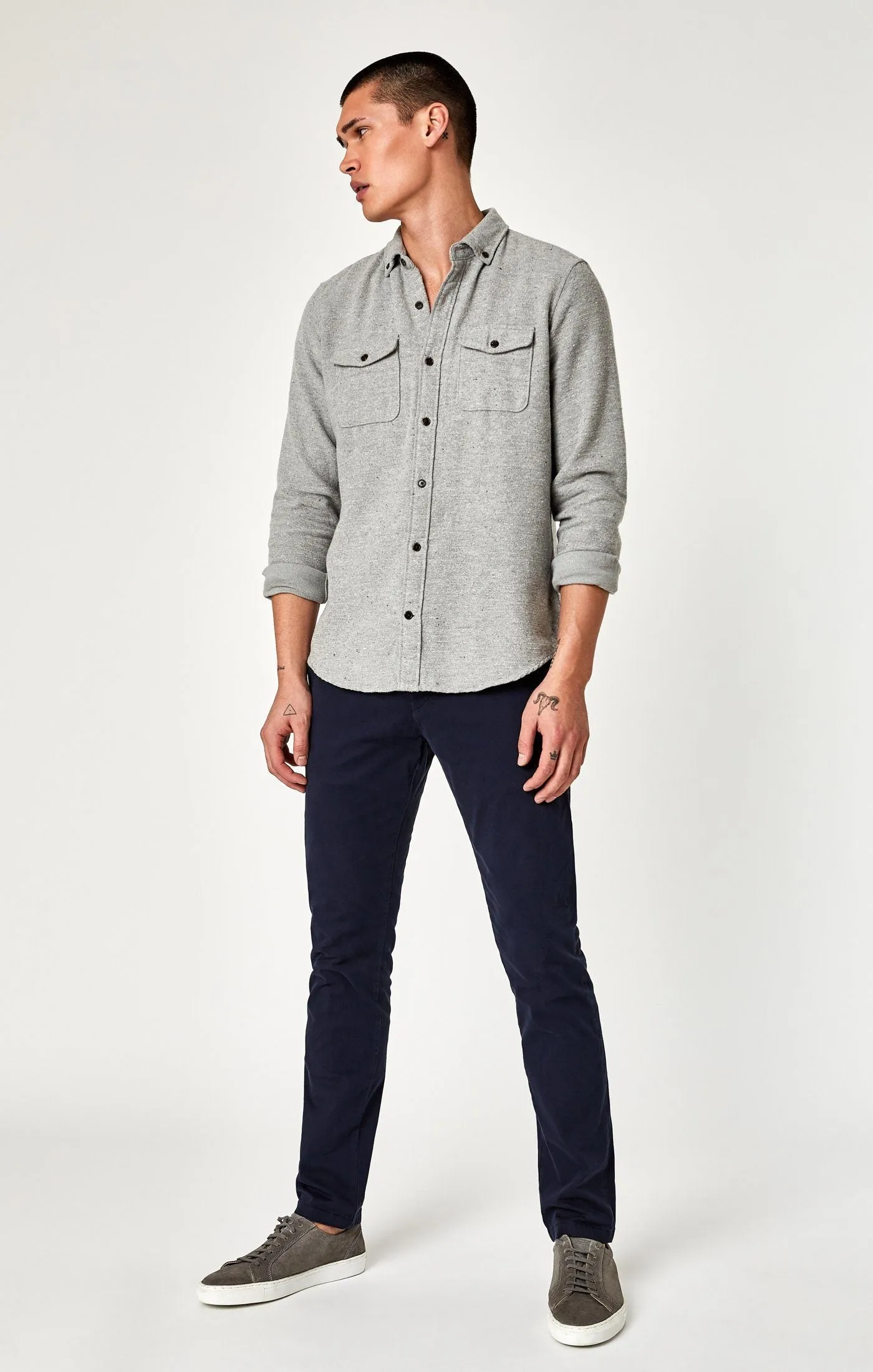 JOHNNY SLIM CHINO IN DARK NAVY TWILL