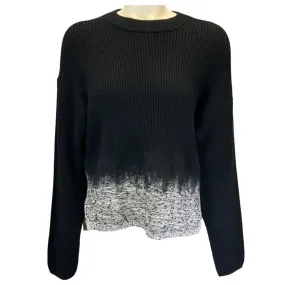 Joseph Black / Ivory Needle Punch Tweed Sweater